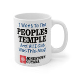 Peoples Temple Jonestown Guyana - Jim Jones Cult Leader Drink Aid coffee tea ceramic mug
