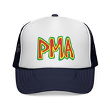 PMA - Positive Mental Attitude Classic Hardcore Punk Inspired Retro DC NY Mesh Trucker Cap