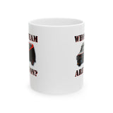 WHOSE TEAM ARE YOU ON ? - 80's TV  1983 Black Van Action Series Retro - 11 oz. mug