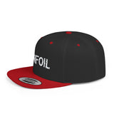 TINFOIL - Hat Funny Conspiracy Theory Pun Alien UFO Lover Punny Sarcastic 6 Panel Flat Snapback Cap
