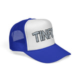 TINFOIL - hat funny conspiracy theory pun alien ufo lover punny sarcastic Mesh Trucker Cap
