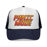 PANIC MODE - funny chaos worker panicking retro crazy insane planner Mesh Trucker Cap