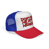 DON'T FEED ME AFTER MIDNIGHT - funny retro 80s 90s humor Mesh Trucker Cap