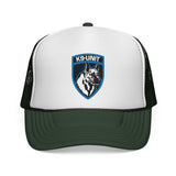 K9-Unit - German Shepherd Badge Logo Law Enforcement Mesh Trucker Cap