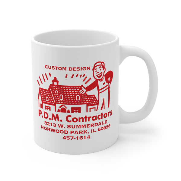 P.D.M. CONTRACTORS - John Wayne Gacy killer business - 11 oz. mug