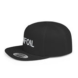 TINFOIL - Hat Funny Conspiracy Theory Pun Alien UFO Lover Punny Sarcastic 6 Panel Flat Snapback Cap
