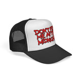 DON'T FEED ME AFTER MIDNIGHT - funny retro 80s 90s humor Mesh Trucker Cap