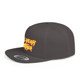 Hell Yeah Brother - 80s pop Culture Wrestling Quote USA bro Retro Throwback 6 Panel Flat Snap Back Hat