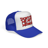 DON'T FEED ME AFTER MIDNIGHT - funny retro 80s 90s humor Mesh Trucker Cap