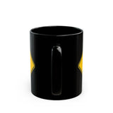 YIELD TO REPTILIANS - Funny UFO Conspiracy Theory Alien Believer coffee tea ceramic mug