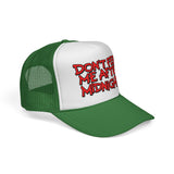 DON'T FEED ME AFTER MIDNIGHT - funny retro 80s 90s humor Mesh Trucker Cap