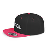 TINFOIL - Hat Funny Conspiracy Theory Pun Alien UFO Lover Punny Sarcastic 6 Panel Flat Snapback Cap