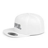 TINFOIL - Hat Funny Conspiracy Theory Pun Alien UFO Lover Punny Sarcastic 6 Panel Flat Snapback Cap