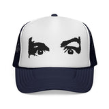 CULT LEADER EVIL EYES - Charles Manson true crime dark horror humor Mesh Trucker Cap