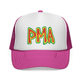 PMA - Positive Mental Attitude Classic Hardcore Punk Inspired Retro DC NY Mesh Trucker Cap