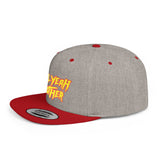 Hell Yeah Brother - 80s pop Culture Wrestling Quote USA bro Retro Throwback 6 Panel Flat Snap Back Hat