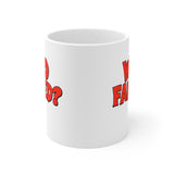 WHO Farted? - Funny Retro 80s Fart Jokes Vintage Style ceramic coffee & tea mug