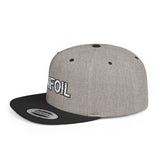 TINFOIL - Hat Funny Conspiracy Theory Pun Alien UFO Lover Punny Sarcastic 6 Panel Flat Snapback Cap