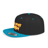 Hell Yeah Brother - 80s pop Culture Wrestling Quote USA bro Retro Throwback 6 Panel Flat Snap Back Hat