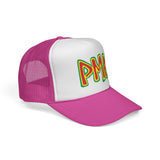 PMA - Positive Mental Attitude Classic Hardcore Punk Inspired Retro DC NY Mesh Trucker Cap