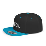 TINFOIL - Hat Funny Conspiracy Theory Pun Alien UFO Lover Punny Sarcastic 6 Panel Flat Snapback Cap