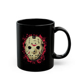 GOALIE MASK  - Vintage Hockey Bloody Horror Halloween - 11 oz. mug