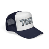 TINFOIL - hat funny conspiracy theory pun alien ufo lover punny sarcastic Mesh Trucker Cap