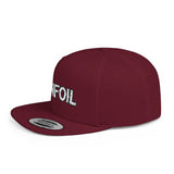 TINFOIL - Hat Funny Conspiracy Theory Pun Alien UFO Lover Punny Sarcastic 6 Panel Flat Snapback Cap