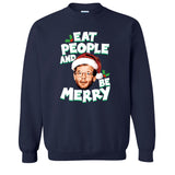 EAT PEOPLE AND BE MERRY - "Santa Dahmer Christmas Sweater" -  Crewneck Sweatshirt