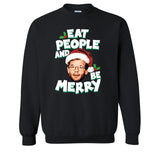 EAT PEOPLE AND BE MERRY - "Santa Dahmer Christmas Sweater" -  Crewneck Sweatshirt