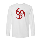 666 - Satanic Devil Child Mark Number of Beast - long sleeve t-shirt