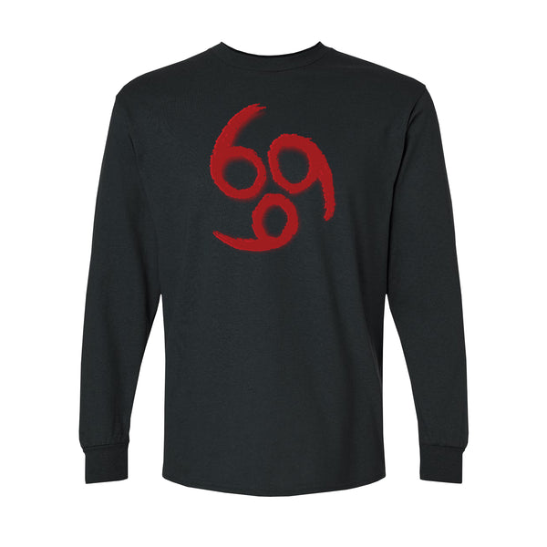 666 - Satanic Devil Child Mark Number of Beast - long sleeve t-shirt
