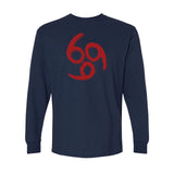 666 - Satanic Devil Child Mark Number of Beast - long sleeve t-shirt