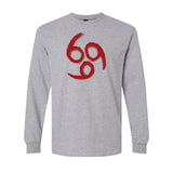 666 - Satanic Devil Child Mark Number of Beast - long sleeve t-shirt