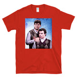 MENENDEZ - brothers portrait parody true crime - T-Shirt