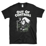 OUT OF CONTROLL - Funny Folklore Troll Gnome Pun Retro Vintage Style -  T-shirt