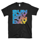 SUNDAY FUNDAY - Retro Sunset Vintage Beach Party - T-Shirt