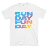 SUNDAY FUNDAY - Retro Sunset Vintage Beach Party - T-Shirt