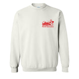 P.D.M. CONTRACTORS - Serial Killer PDM Business Card Logo (2 sided) -  Crewneck Sweatshirt