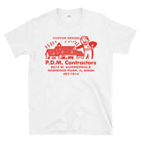 P.D.M. CONTRACTORS - John Wayne Gacy killer business - T-shirt