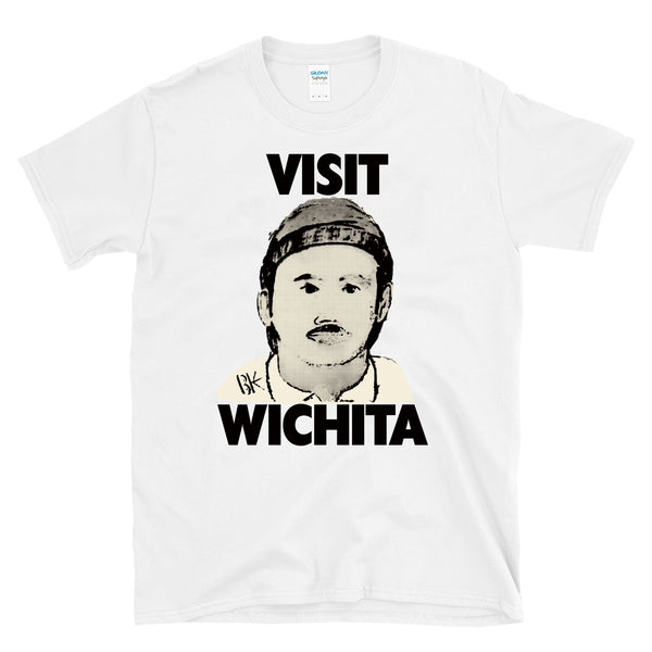 VISIT WICHITA - BTK Serial Killer True Crime Composite Sketch - T-shirt