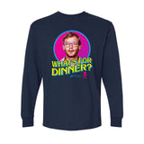 WHAT'S FOR DINNER? - Jeffrey Dahmer - Long Sleeve T-Shirt