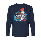 POGO'S CRAWLSPACE & FOUNDATION  - John Wayne Gacy Serial Killer - Long Sleeve T-shirt