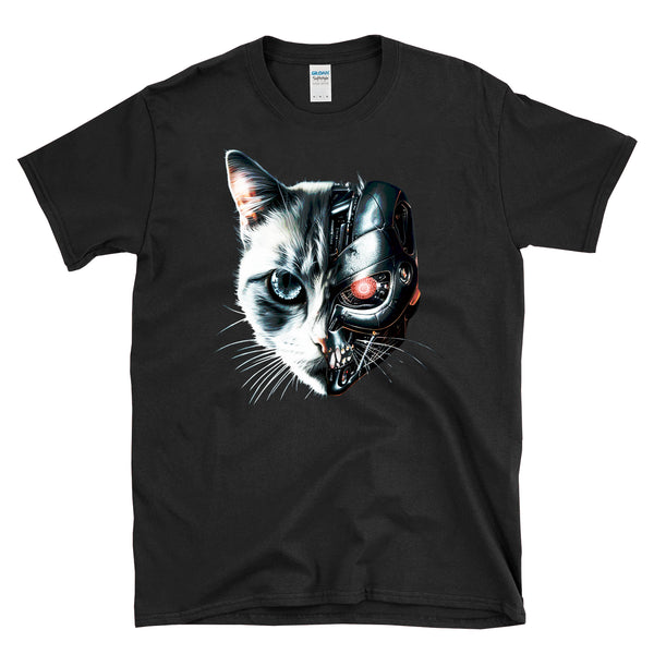 CYBORG CAT - Catinator Sci-Fi Kitten - T-Shirt