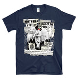 MOTHMAN - West Virginia Folklore UFO Alien Conspiracy -  T-Shirt