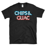 CHIPS & GUAC - Foodie Law Order Parody - T-Shirt