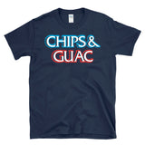 CHIPS & GUAC - Foodie Law Order Parody - T-Shirt