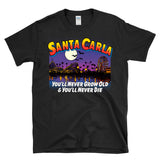 SANTA CARLA PIER VAMPIRE BATS - You'll Never Grow Old You'll Never Die Horror Movie Tourist -  T-shirt