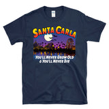 SANTA CARLA PIER VAMPIRE BATS - You'll Never Grow Old You'll Never Die Horror Movie Tourist -  T-shirt