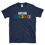 DEFCON COUNTDOWN METER - War Games Cosplay Sci-Fi Nuclear Armageddon Hacker - T-Shirt